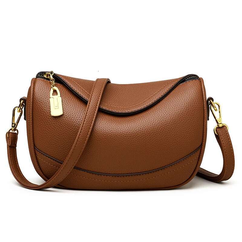 2024 New Fashion Retro Dumpg Bag High Quality Soft Leather Women's Shoulder Bags Trendy Designer Girl Messenger Bolsas Wallet