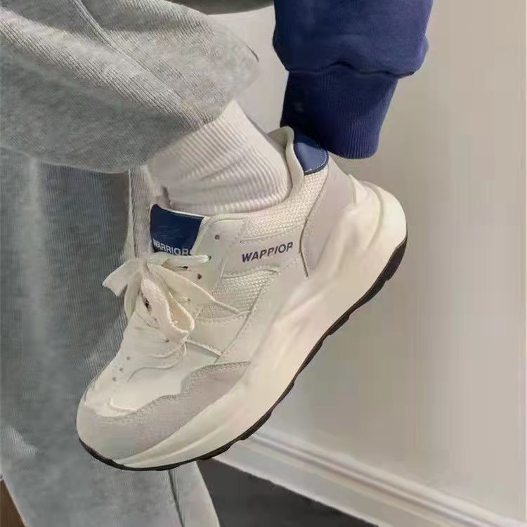 Ddmywed Huafu Forrest Gump Spring And Autumn New Collection Ultra Light Soft Bottom Dad's Casual Comfortable White Women's Shoes Chinese Bra