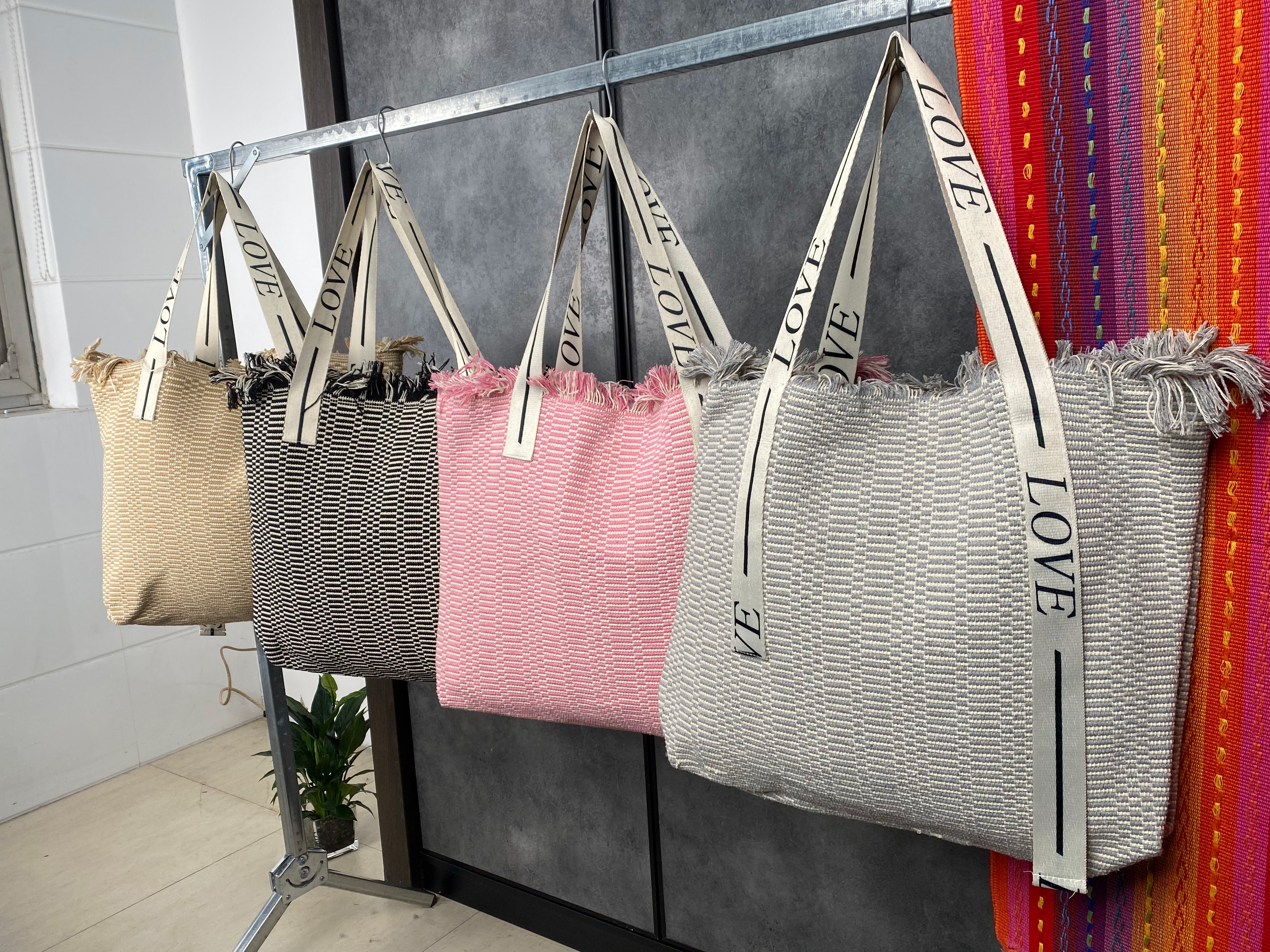 Eco-Friendly Handmade Linen Messenger Bag with Adjustable Straps for Everyday Use