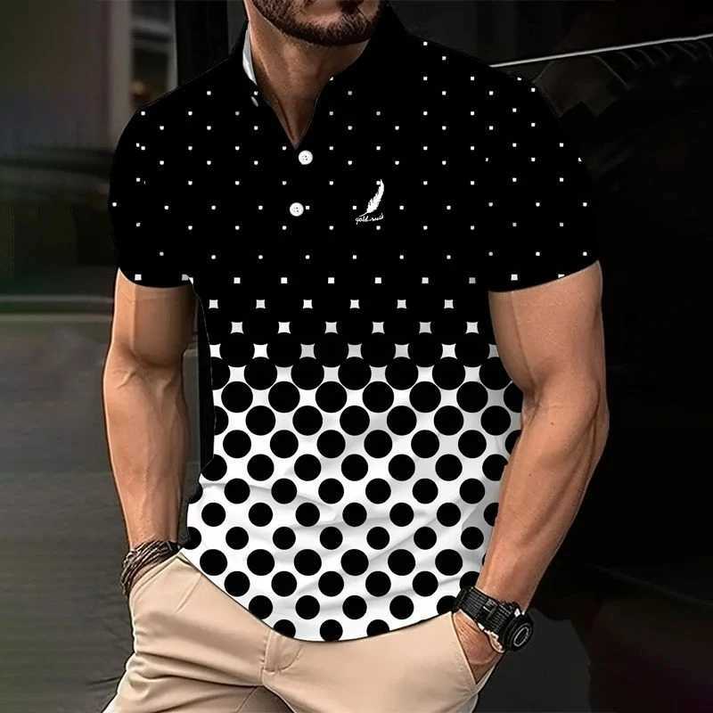 Business Casual Mens Polo Shirt Golf Polo Short Sleeve Holiday Daily Wear Spring Summer Collar Micro-elastic PolyesterXJ250108