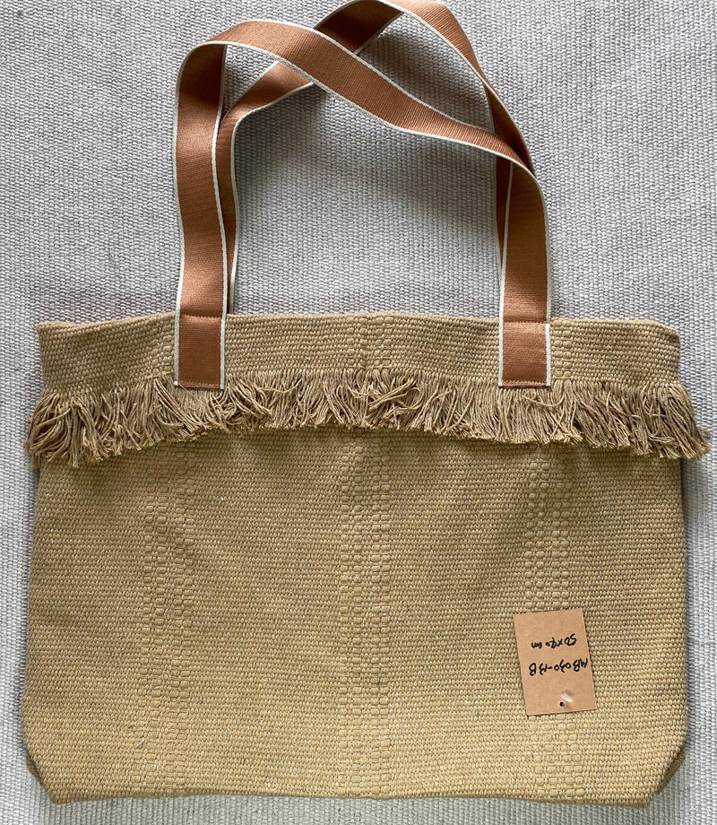 Handwoven Old Linen Crossbody Bag for Women