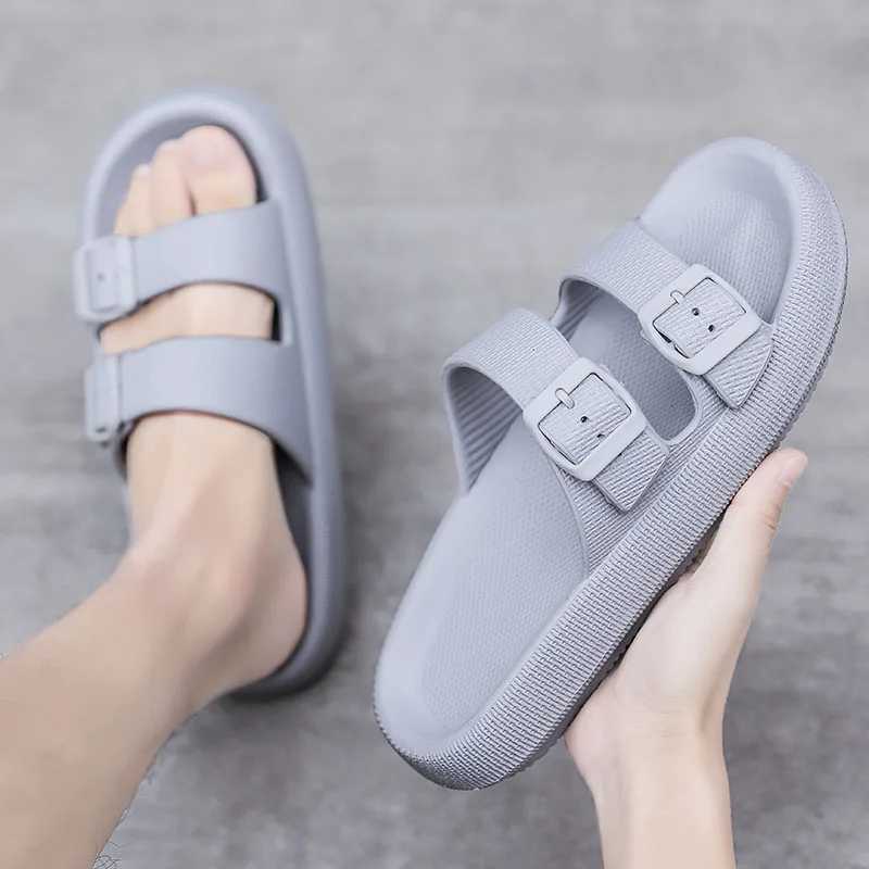 New Arrival Summer mens slippers massage chlorine leisure indoor slippers bathroom slippers outdoor slippers quick drying beach sandals T250108
