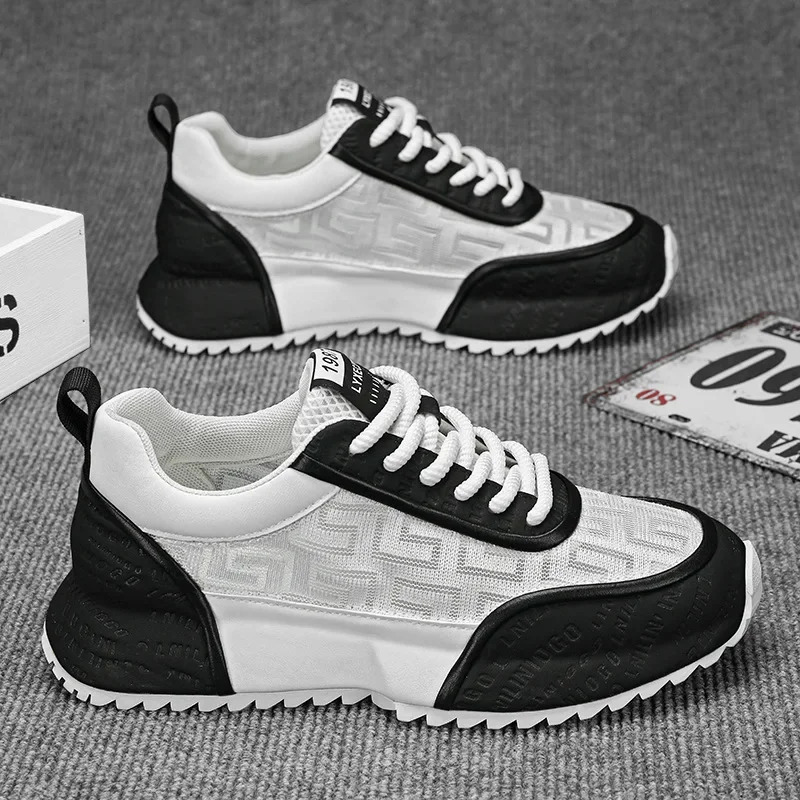 Mens Chunky Sneakers Designer Casual Breathable Sports Running for Men Lace Up Platform Vulcanized Shoes Big Size44 ddmythur