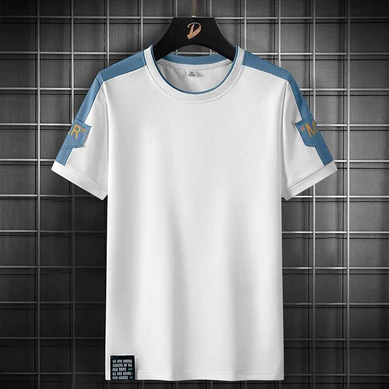 Mens short sleeved T-shirt summer white black T-shirt top T-shirt classic brand fashionable clothing plus size M-5XL O NECK M250108