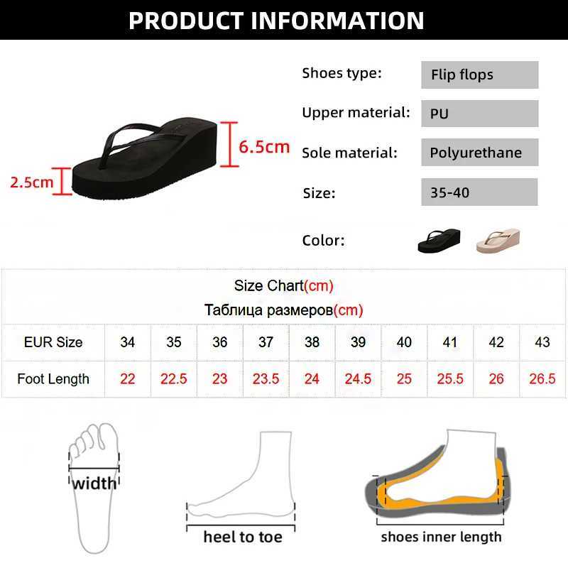 New Arrival Summer Wedge Flip Top Womens Fashion Toe Clamp Platform Sliding Block Womens Lightweight Thick Bottom Non slip Beach Sandals T250108