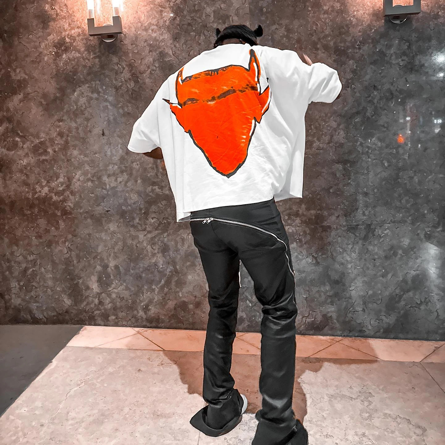 Streetwear Drop Sleeve T Shirts Men Women Cartoon Graphic Print Short Sleeve Gothic Harajuku Oversized T Shirts Cotton Tops 250107