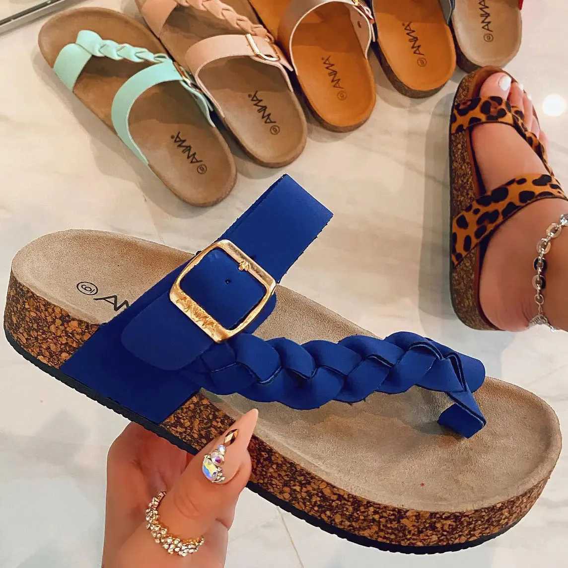 New Arrival Womens Sandals Summer Sandals Flat Shoes Womens Slippers Womens Slippers T250108