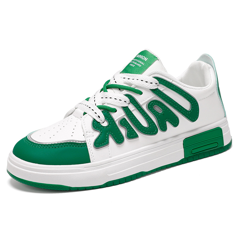 Spring men's shoes new breathable small white shoes men's Korean version of the trend all match thick sole sports casual board shoes fashion