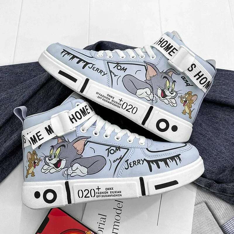 Mens Sneakers High-top C asual C anvas Co uple Cute S kate for Girl Free Shipping Design Womens Ska tebo ard Sh oes