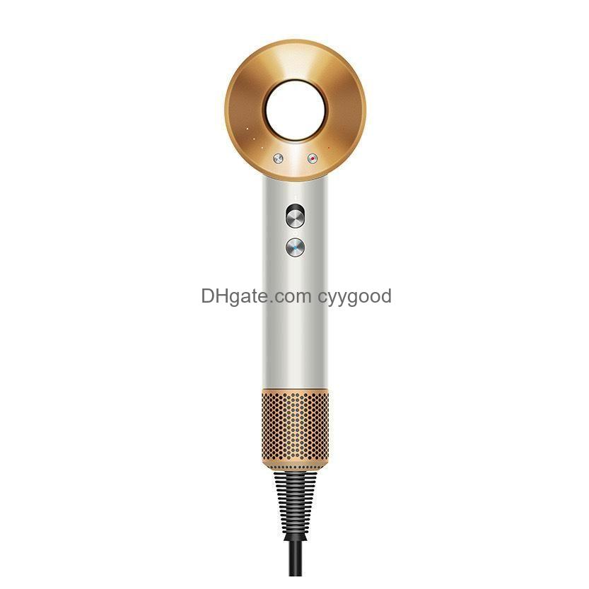 Hair Dryers High Quality Designer Fashion Salon Anion Mutehairdryer Care Electric Drier Quick-Dry Safety Egative Ionic Profession Blow Otqd2