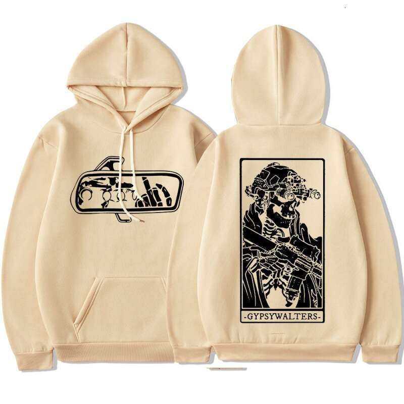 Men's hooded sweatshirt, unisex streetwear