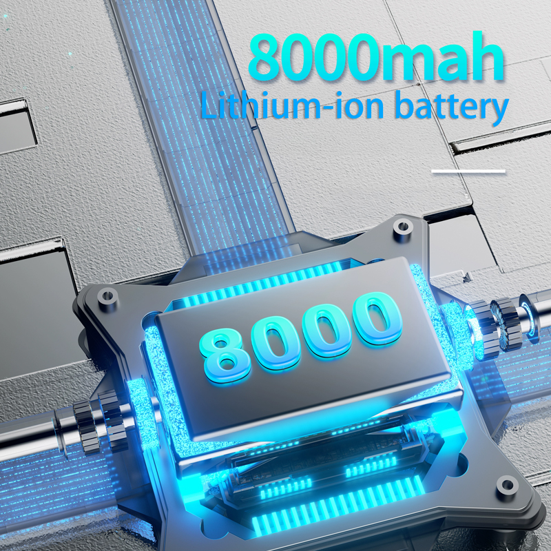 Multifunctional Portable Car Jump Starter & Air Compressor - 3500 Amp 150 PSI Battery Pack with Large LCD Display Screen