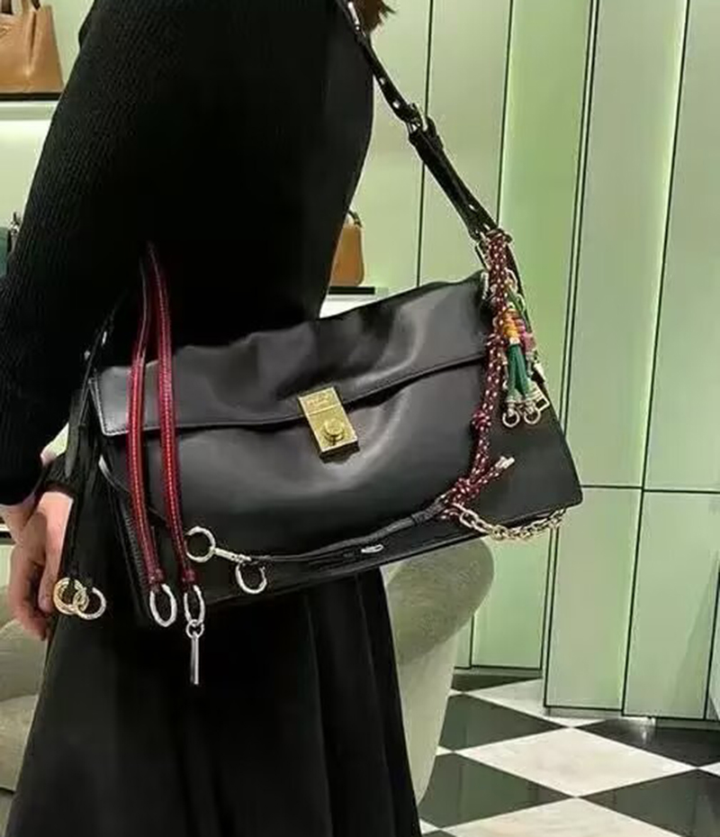 Soft Sound Bags Genuine Leather Totes Designer Handbag Women Large Capacity Satchel Shoulder Crossbody Bag Brand Fashion New Woman Underarm Bag