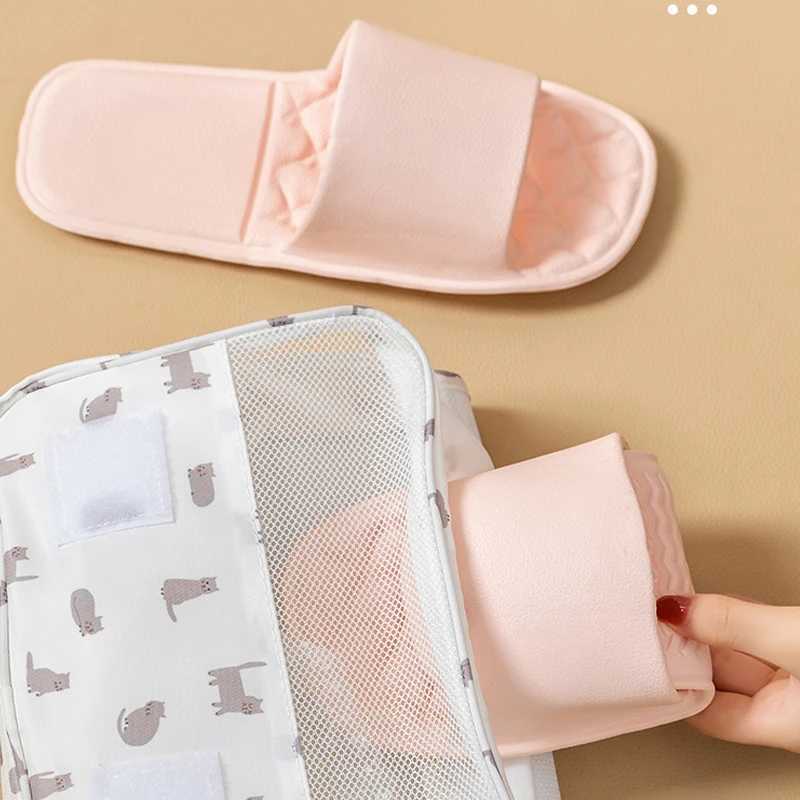 New Arrival Mens portable travel slide womens folding Eva hotel room slide couples shoes beach sandals lightweight leisure slide T250108