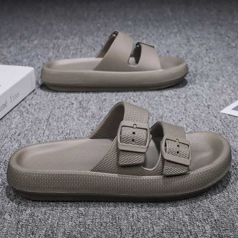 New Arrival Summer mens slippers massage chlorine leisure indoor slippers bathroom slippers outdoor slippers quick drying beach sandals T250108