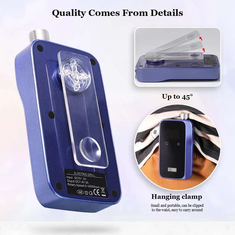 35000RPM Portable Electric Drill With LCD Display Rechargeable Nails Sander hine Nail File Pedicure Tool