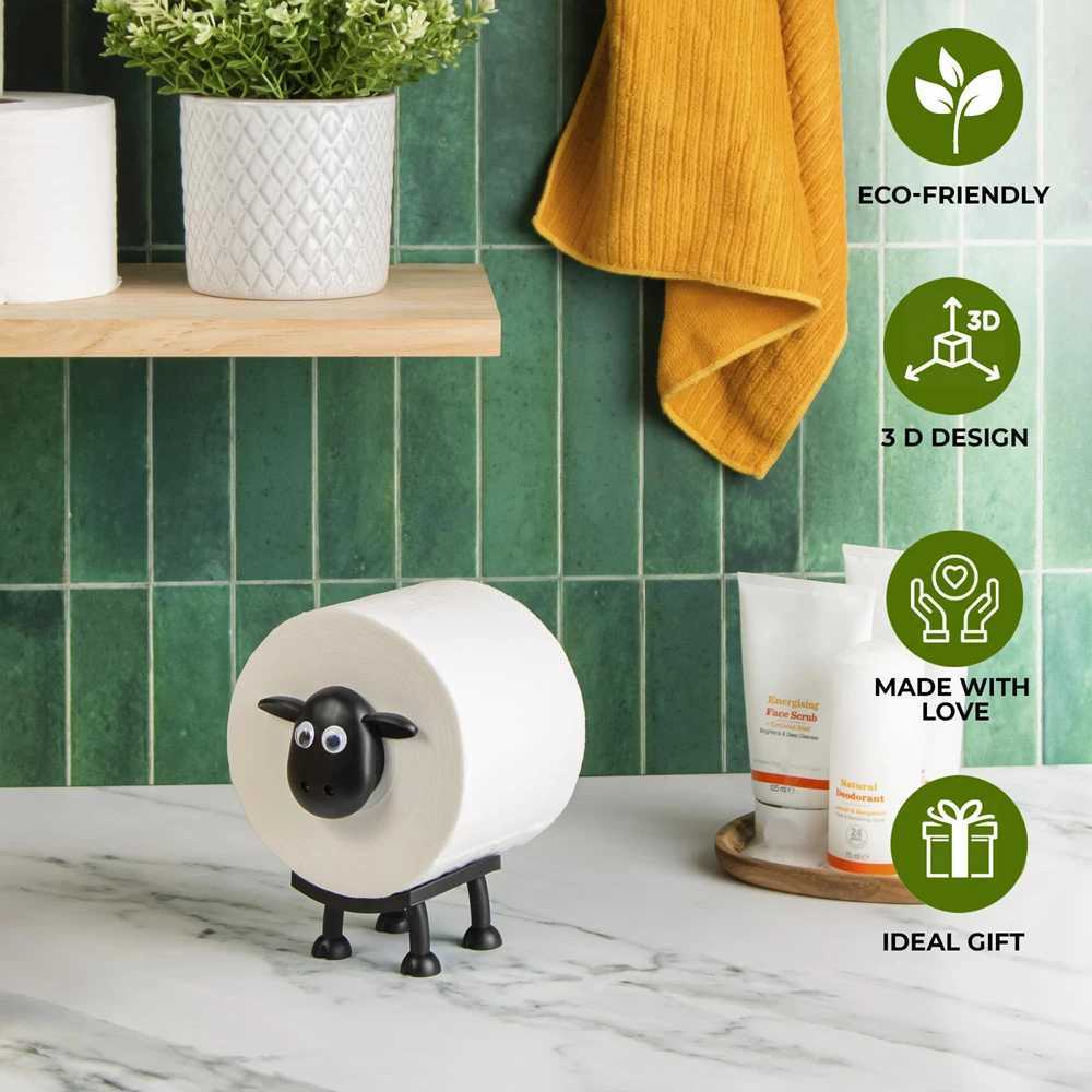 Interesting weightlifting toilet paper rack tissue roll rack tissue roll rack tissue roll rack towel roll dispenser bathroom kitchen accessories Y2501
