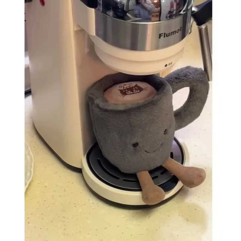 jellys Cat Plush Fun Coffee Cup Cute Toy Soothing Sleep Doll Surprise Gift Backpack Pendant