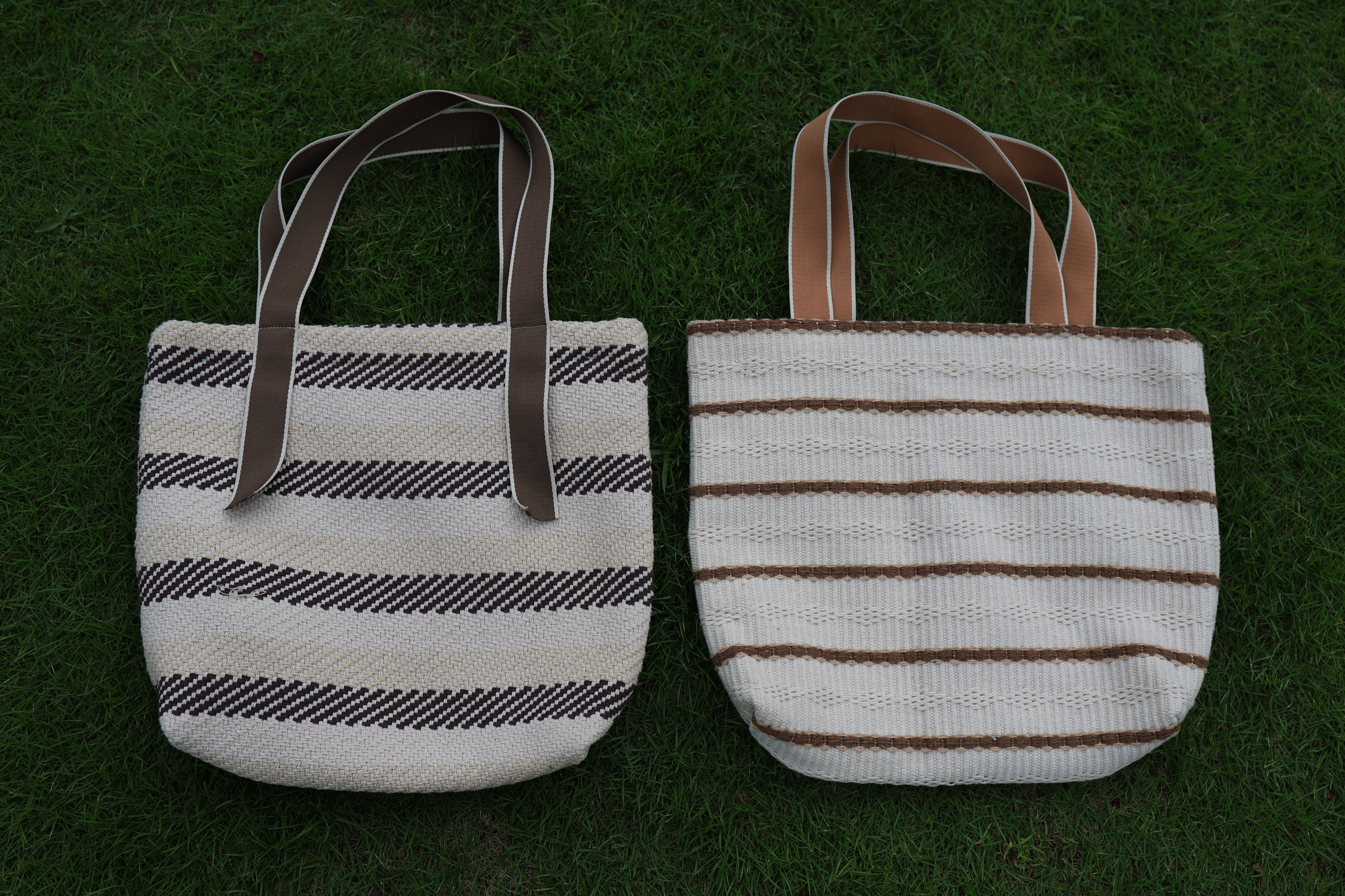 Vintage Handcrafted Weaved Rope Shoulder Pouch with Adjustable Strap
