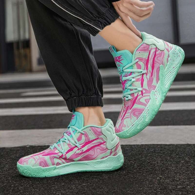 2025 New Men's Sneakers Breathable Comfortable Mens Basketball Wear-resistant Non-slip Couple's Sports Shoes Tenis Hombres