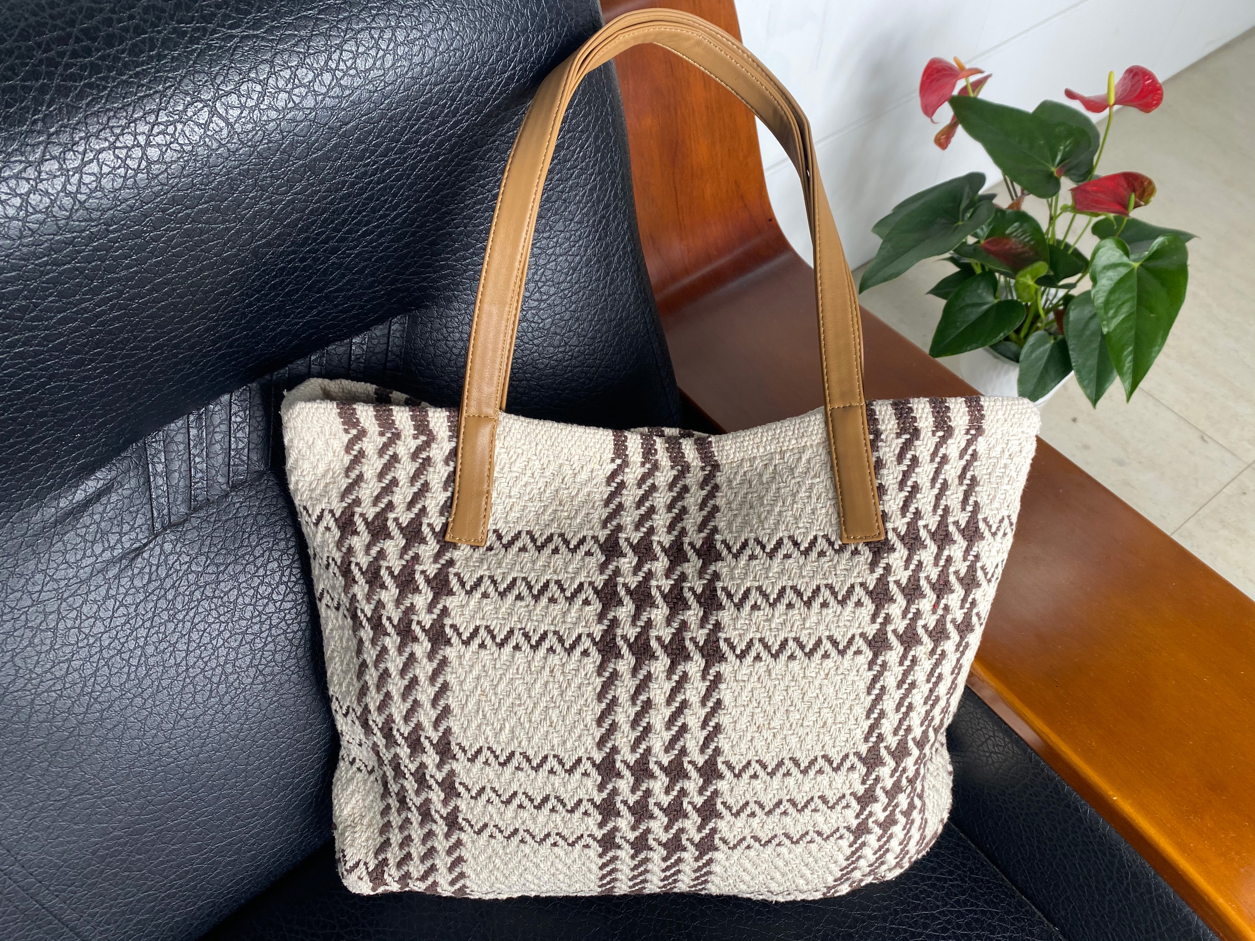 Handwoven Old Coarse Cloth Crossbody Bag