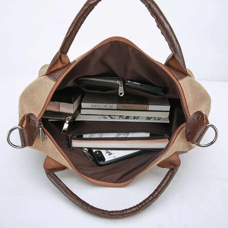 Korean Style Women Handbags Shoulder Bags Ladies Crossbody High Quality 2024 Classic Canvas Hand Bag