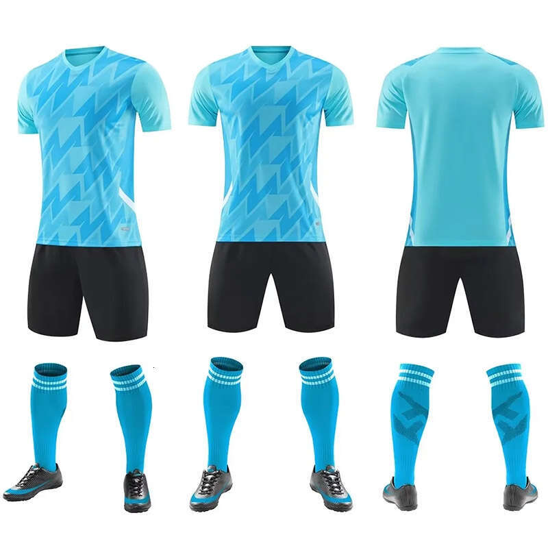 2025 Customized Boys Short Sleeve Set Men Kids Training Suit Jerseys Football Kid Adult Survetement Soccer