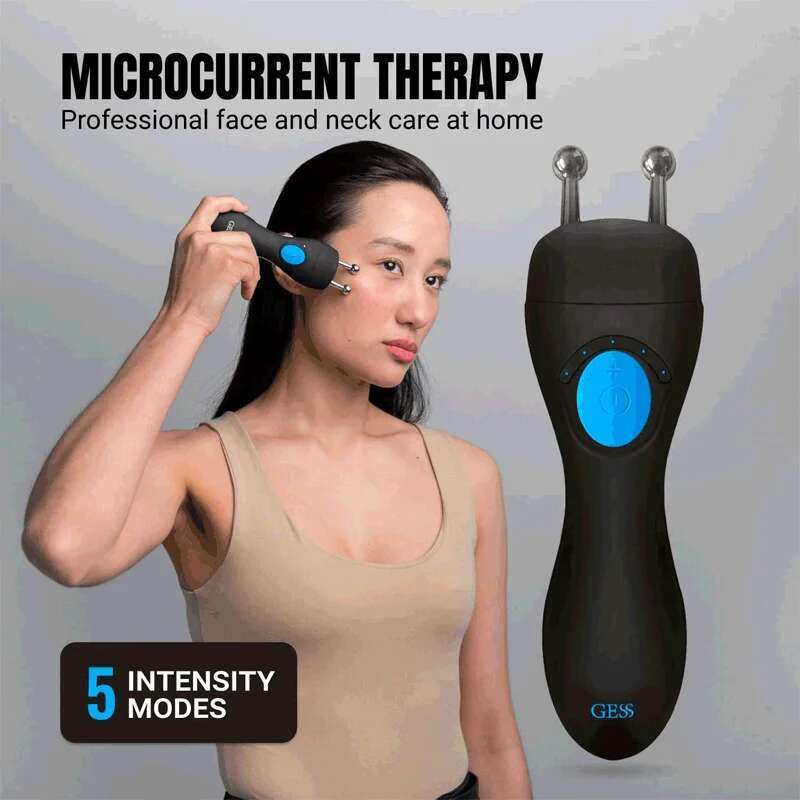 GESS Microcurrent Facial Device, Face Lift Massager Anti Aging Skin and Neck Care Beauty Tools for Home,Office
