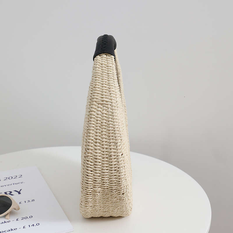 Thai New Niche French Woven For Women's Vacation Beach Bag Hand-Held Small Bags