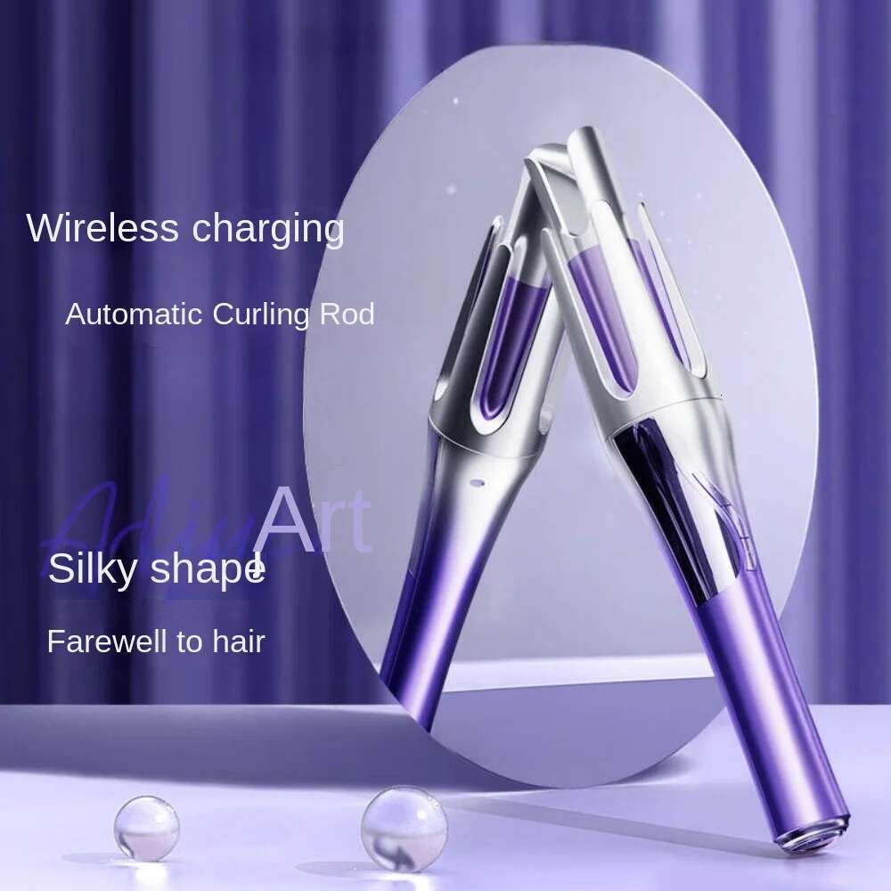 Automatic Culers USB Charging Portable Wireless Rotate Curler Auto Hair Curg Iron Anti Scalding