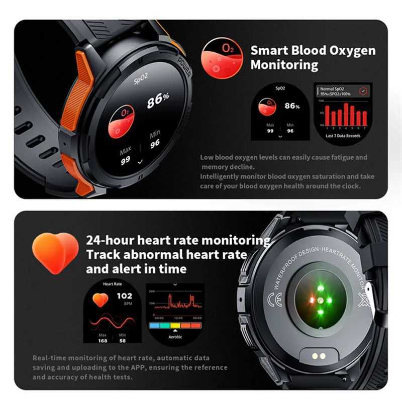 Smart Watch C25 Men etooth Call 1.43inch Amoled Sn AI Voice 410mAh Battery 1ATM Waterproof Outdoor Sport SmartwatchXJ250108