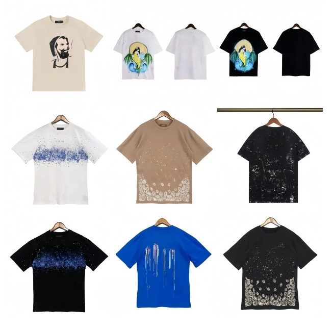 designer shirt 2025 Mens Womens Designer T shirts Printed Fashion man T-shirt Top Quality Cotton Casual Tees Short Sleeve Luxury Hip Hop Str