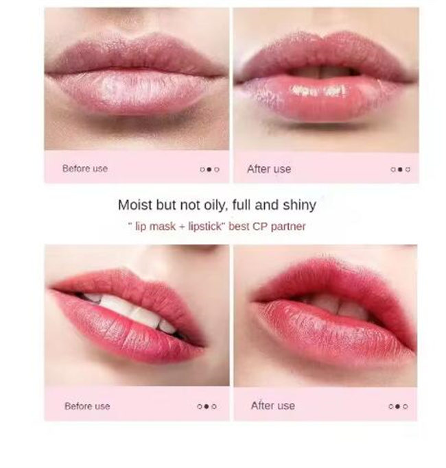20g South Korea Lip Sleep Mask Night Sleep Maintenance Moisturizing Lip Gloss Bleach Cream Nourishing Lip Care Strawberry