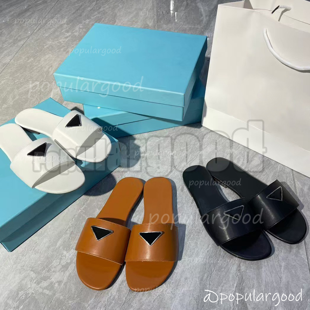 Designer Slides Women Sandals slides Sexy real leather Platform Flats heel shiny sandal Ladies Luxury shoes Dress shoe platform house slipper sandal