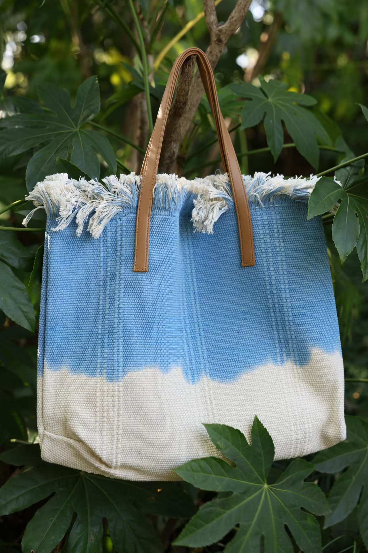 Vintage Handcrafted Cotton Canvas Shoulder Pouch