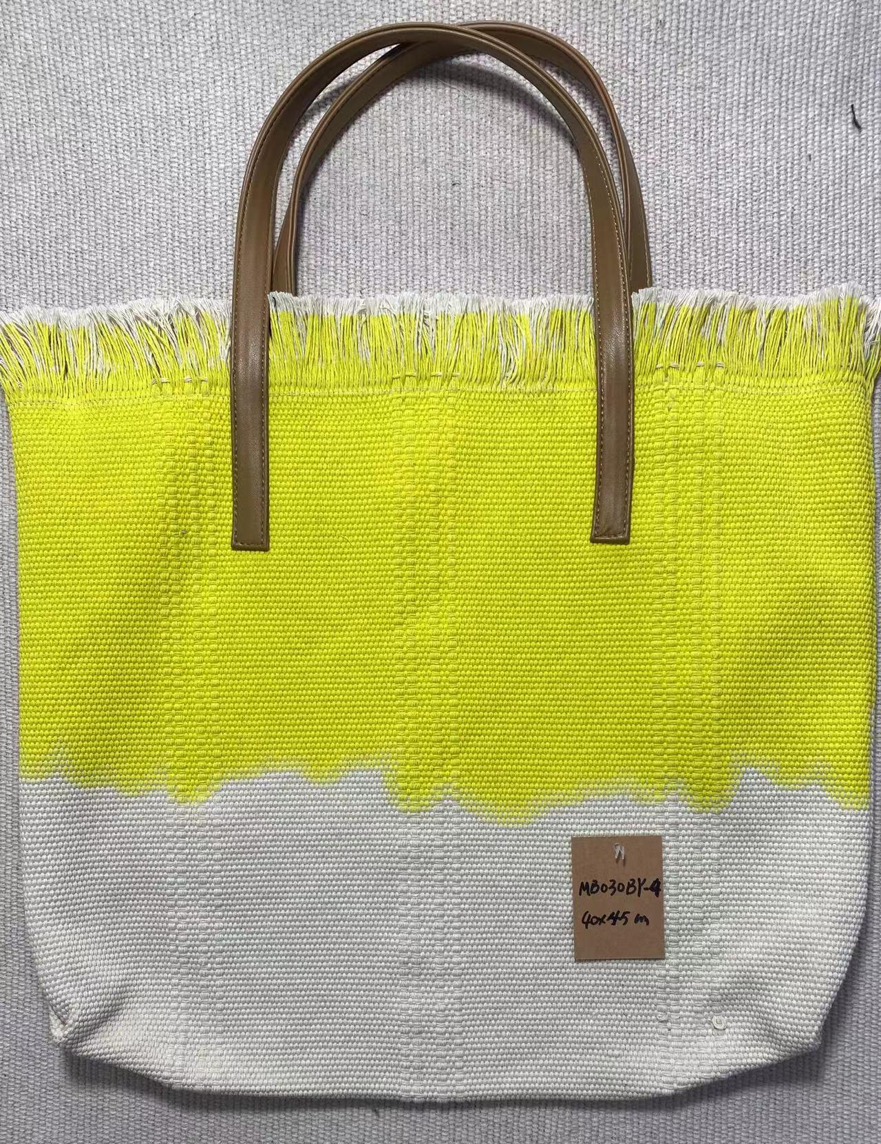Classic Handmade Linen Shoulder Purse with Adjustable Strap