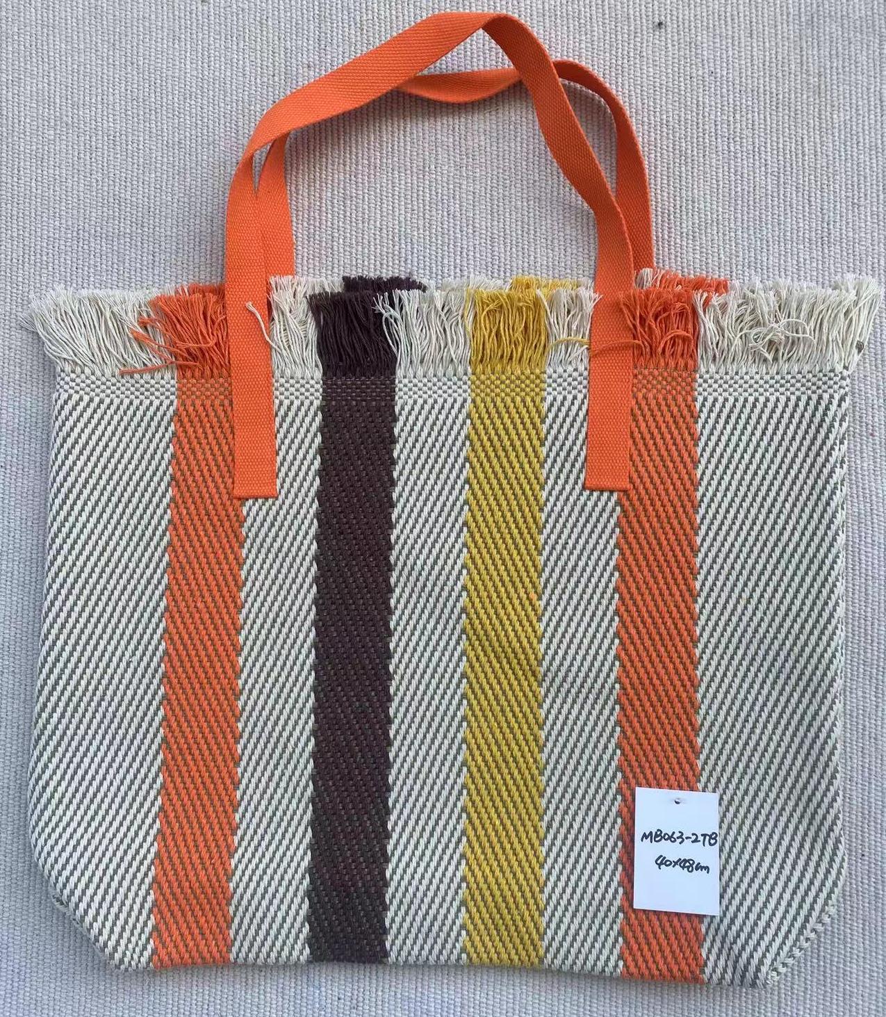 Eco-Friendly Handcrafted Linen Messenger Bag for Women