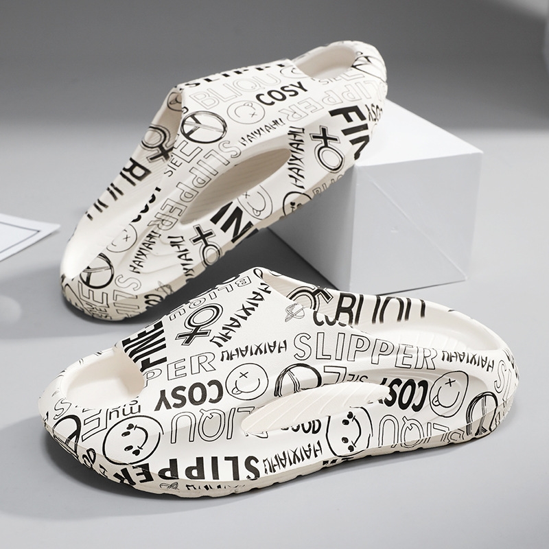 fashion designer sandals women men slippers slides black white Graffiti gold indoor outdoor sandal slipper slide trainers sneakers casual shoe