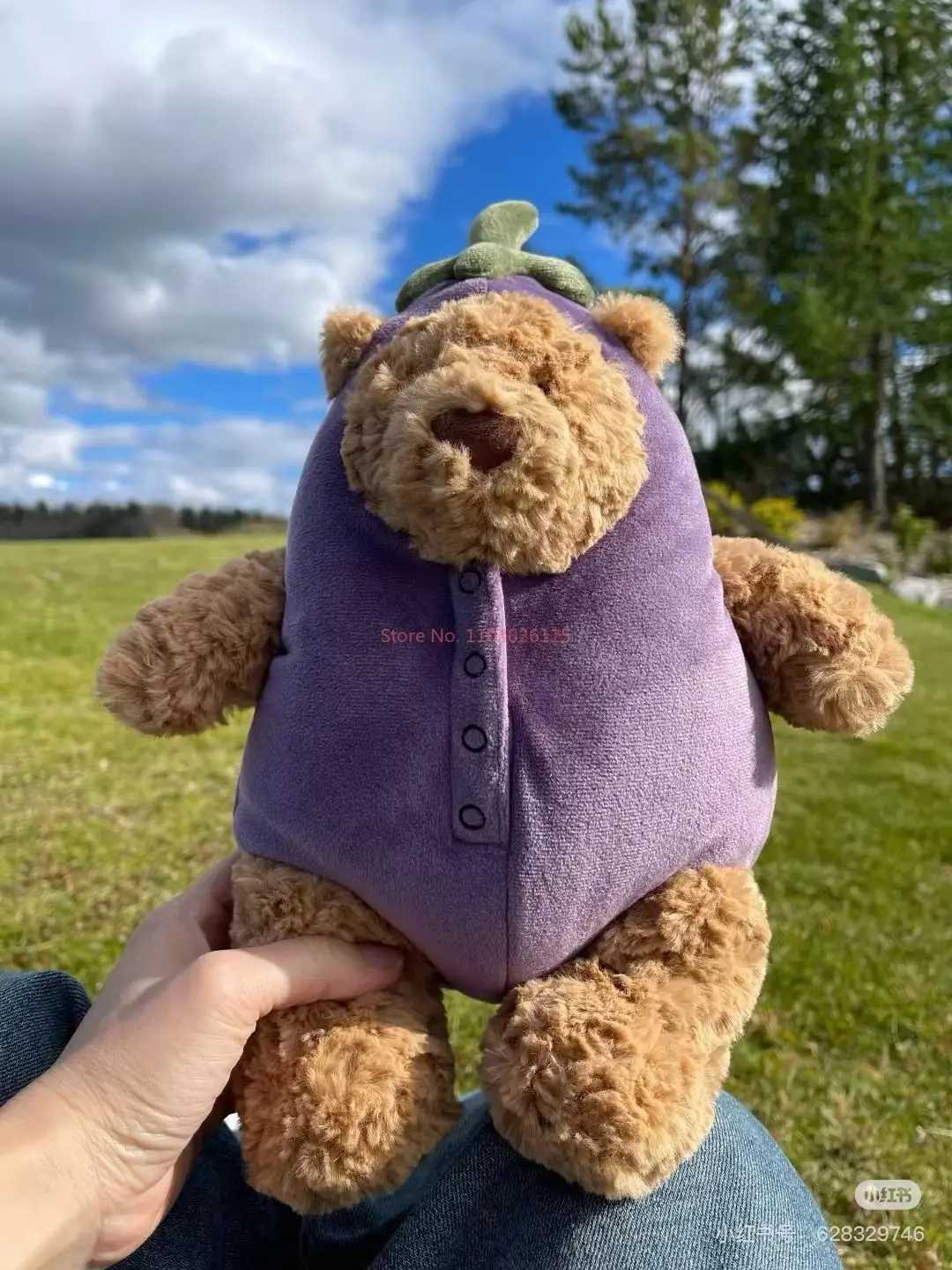 jellys Cat Spot Barcelona Bathrobe Bear Eggplant Strawberry Doll Cute Soothing Companion ChildrenS Festival Gift