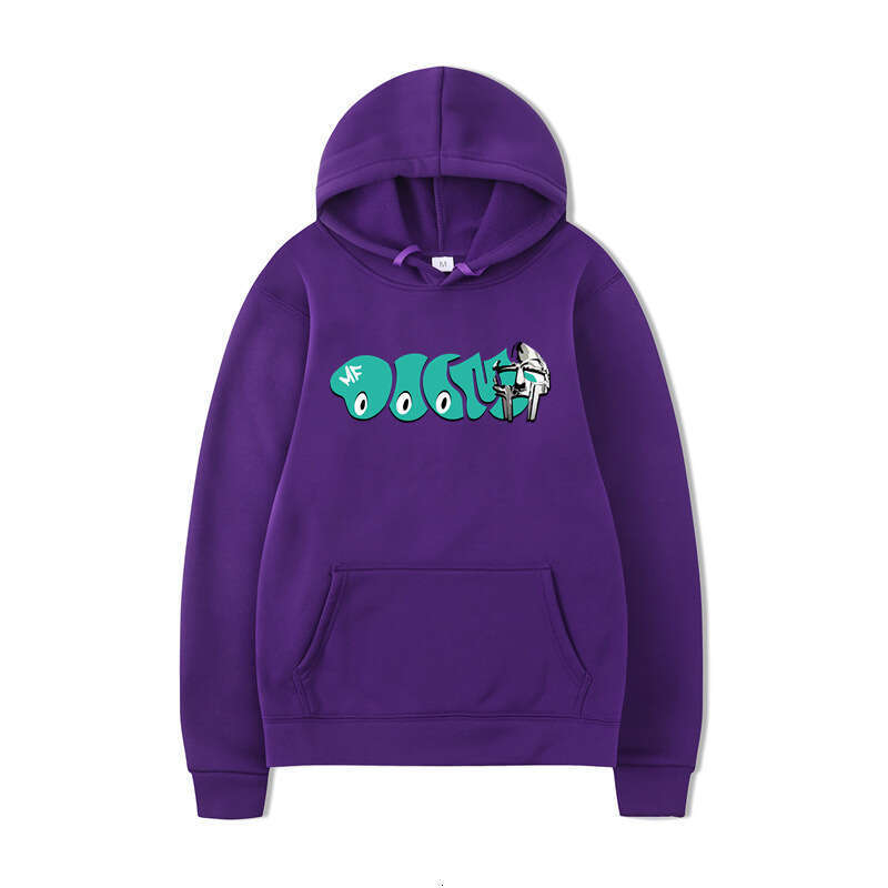 Printed Rpper s ni Prt Setr n W Fs Hoodie