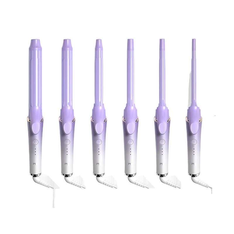 Pritech Curlers Conical Curg Iron Single Tube Ceramic Glaze Pear wer Cone Electric Curly Hair 9/13/16/19/25/30MM