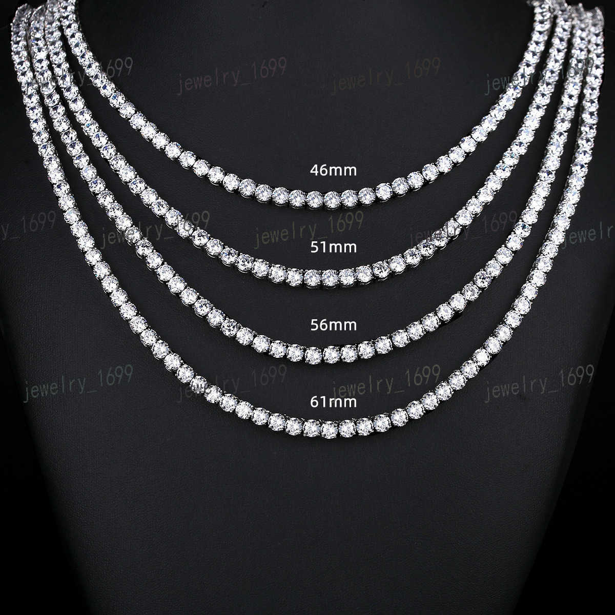 Factory wholesale designer necklace moissanite necklace VVS Lab Grown Diamond Jewelry 14K/18K Solid Gold Luxury women's jewelry