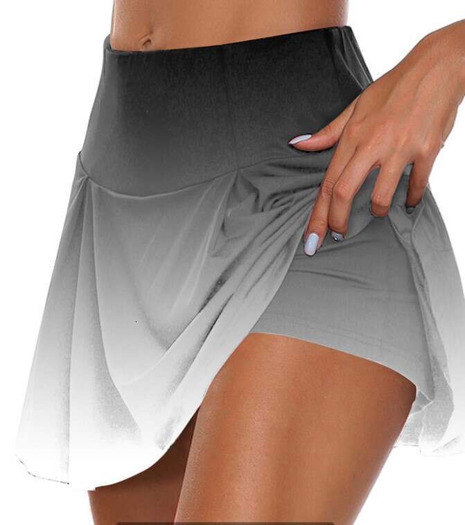 European American Basic Summer Women's Printed Fake Two-Piece Leggings And Shorts