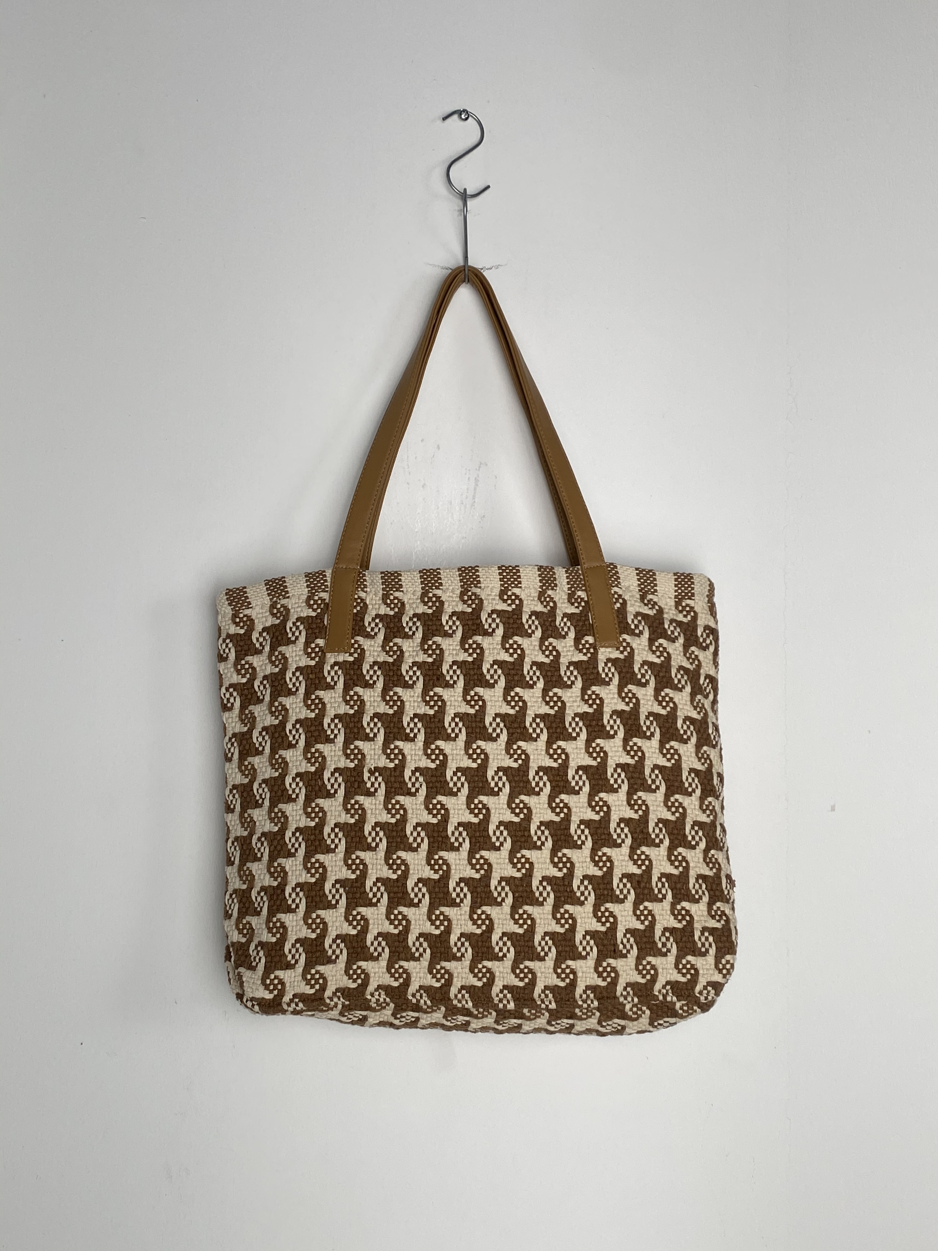 Vintage Style Handmade Linen Shoulder Pouch