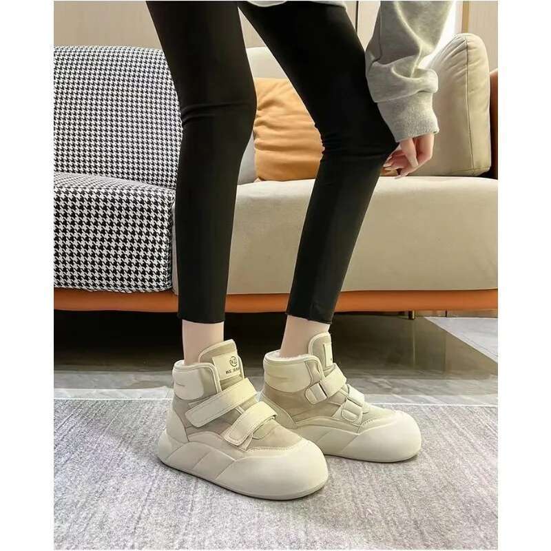 2024 NEW Women's Platform Autu mn Ne w Outdoor Casual Solid Design Sneakers Soft Comfortable Wal ki ng Sport Shoes