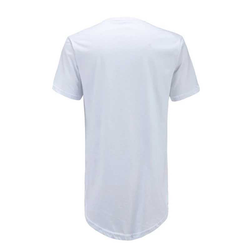High Quality New summer best-selling mens T-shirt solid color round neck bottom zipper fashionable hip-hop style white short sleeved mens shirt T25010