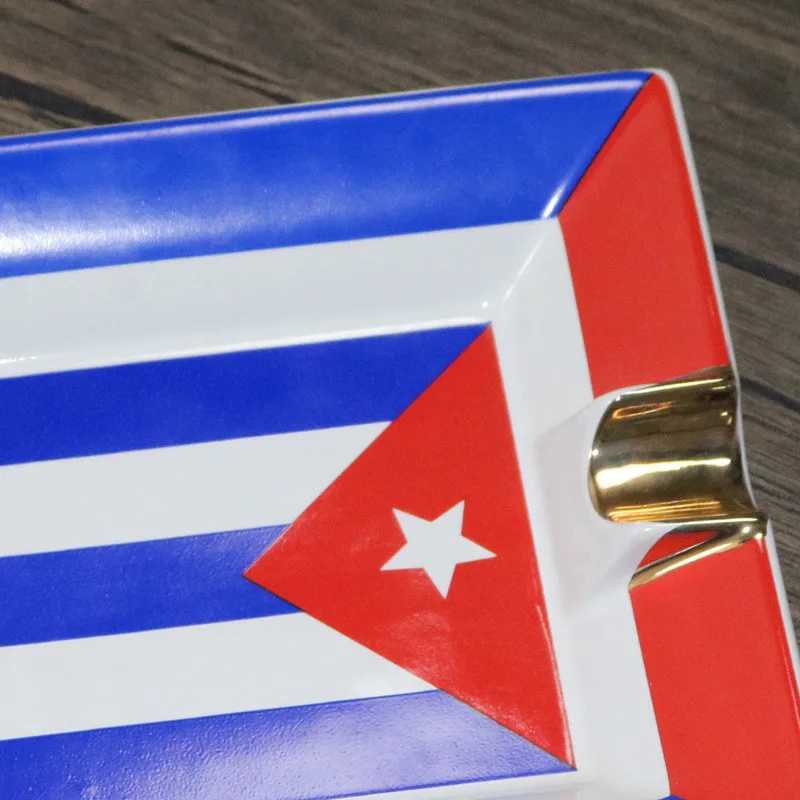 Cuban cigars Ashtray European style home living room high-end luxury personality KTV cigars Ashtray household trend X250108