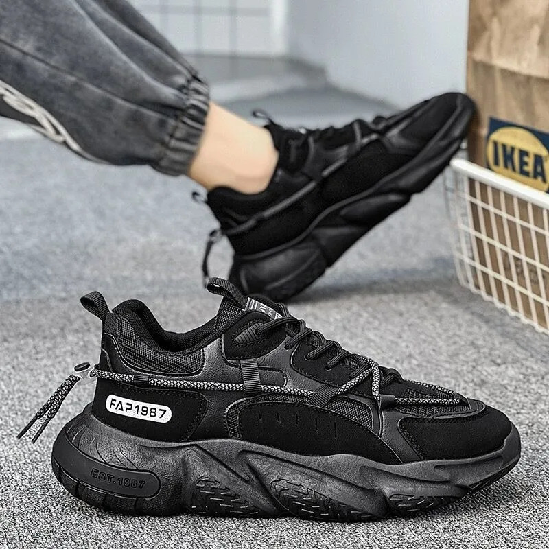 Fashion Men Sneakers Spring Breathable Comfort Air Cushion Running Shoes Outdoor Non Slip Wear-resistant Walking Shoe Zapatillas ddmythur