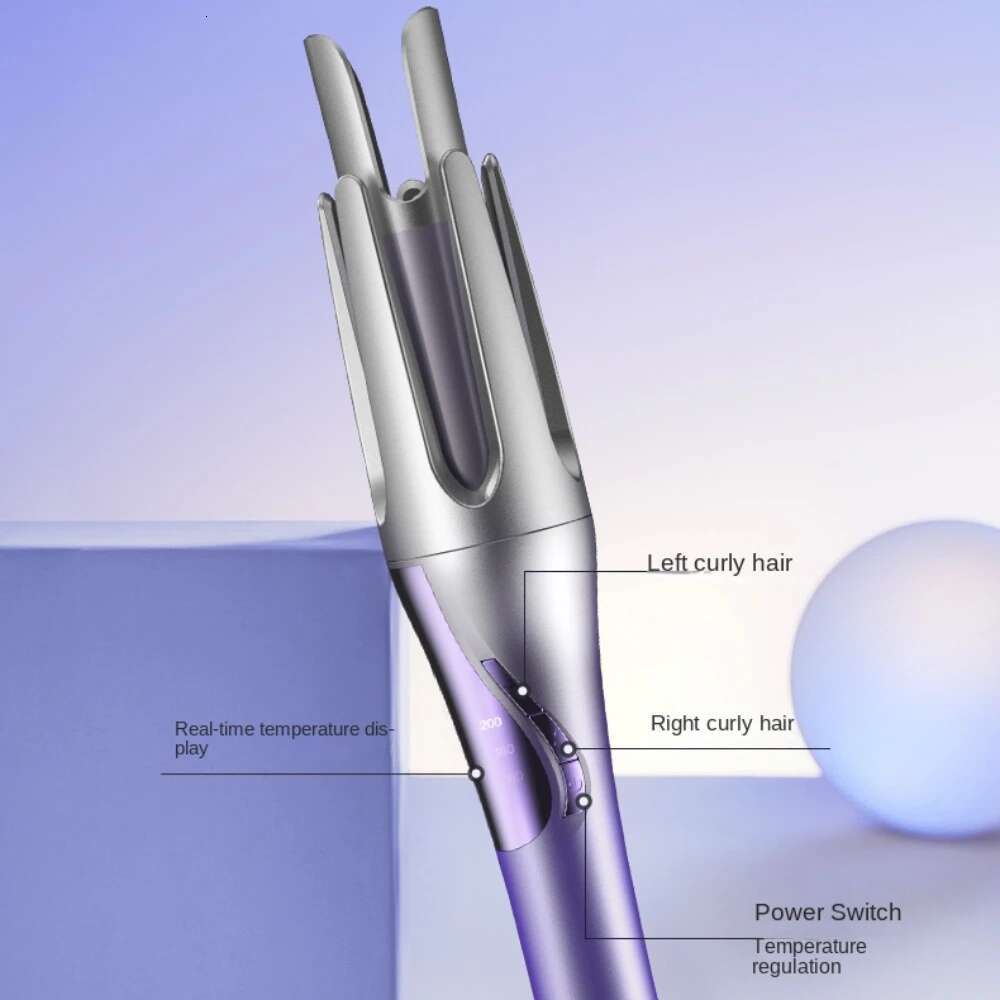 Automatic Culers USB Charging Portable Wireless Rotate Curler Auto Hair Curg Iron Anti Scalding