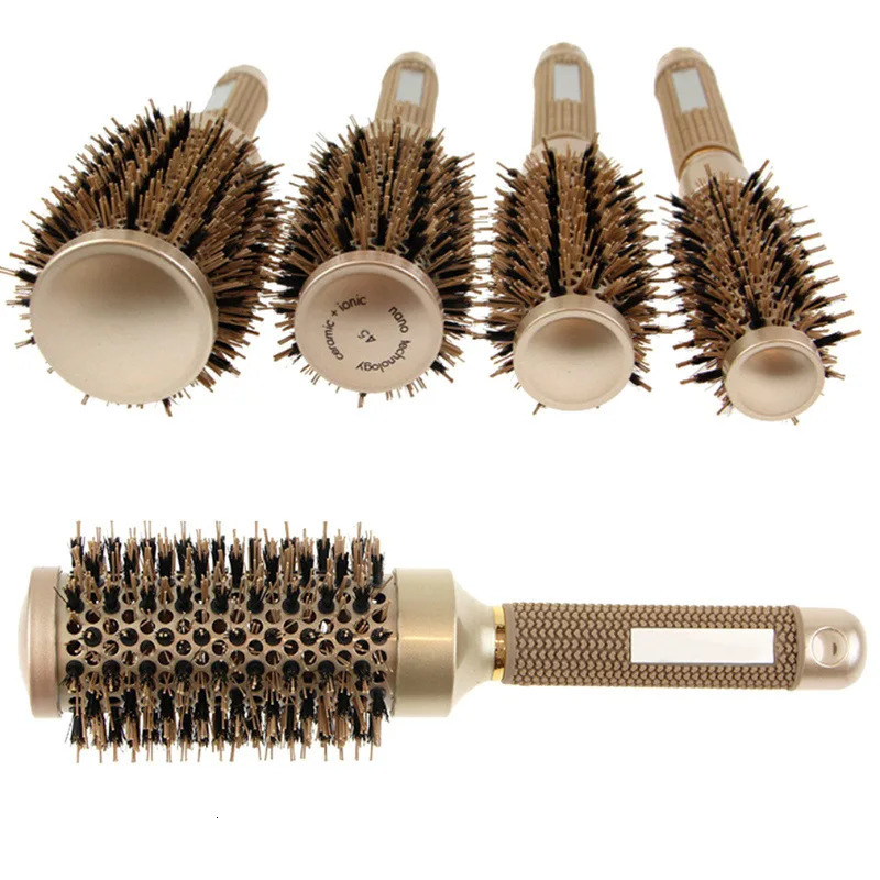 Professional Hairdressing Brushes Salon Curling Roll Comb Set Hair Dryer Brush For Womens Hair Supplies Barbershop Accessories 250106